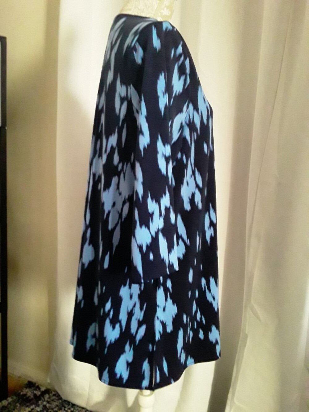Alfani lovely blue 3/4 sleeve tunic size XL